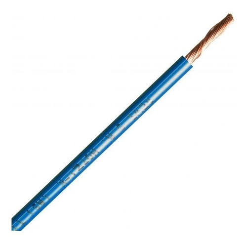 Cable Ecorevi Libre Halógenos 4 Mm2 750v 70°c Ro-25 Mts-azul