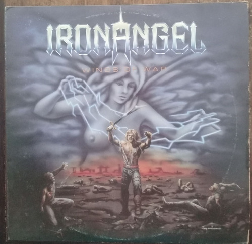 Lp Vinil (nm) Iron Angel Winds Of War Ed Br 1987 C/enc Ex