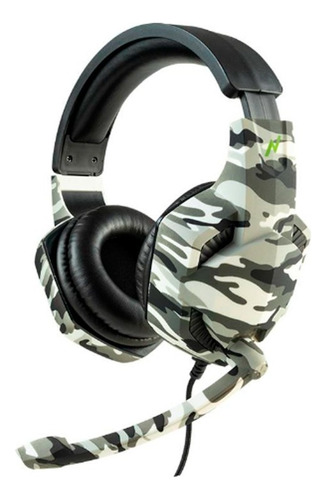 Auriculares Gamer Con Microfono Camuflado Pc Ps4 Noga St-883