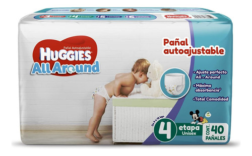 Huggies Etapas All Around 40 unidades (Etapa 4)