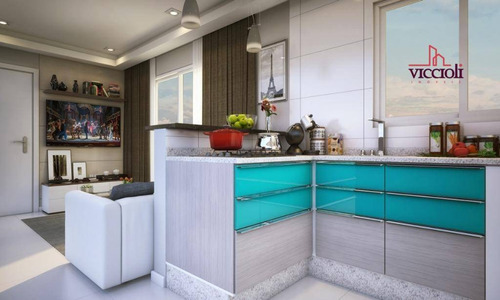 Apartamento Com 1 Dormitório À Venda, 42 M² Por R$ 209.700,00 - Canto Do Forte - Praia Grande/sp - Ap1037