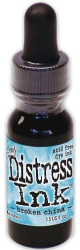 Recargador De Tinta Distress De Tim Holtz 1/2 Onza, Azu...