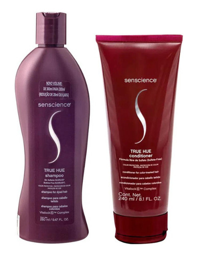 Kit Shampoo E Condicionador True Hue 280ml Senscience