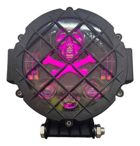 Par Faros Led 7lupas Alta/baja Con Rgb 10 Colores 4x4 H4
