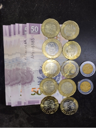 Monedas Conmemorativas De $20-billetes De $50 Nuevos