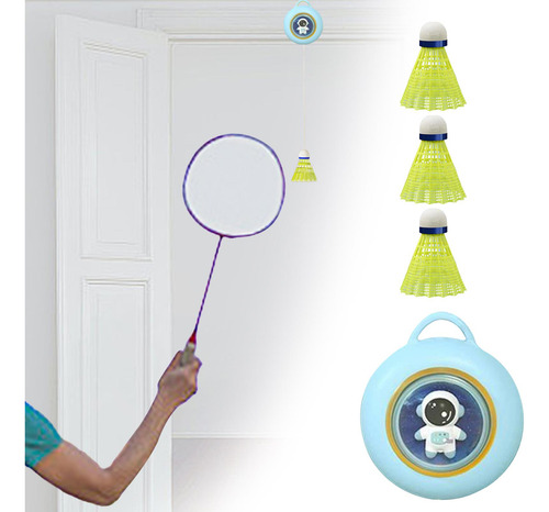 Entrenador De Bádminton Para Interiores, Juguetes Azul