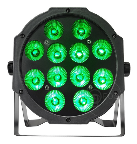 Canhao De Led Par Led 12 Led Cree 12w Rgbw Dmx Iluminacao Dj