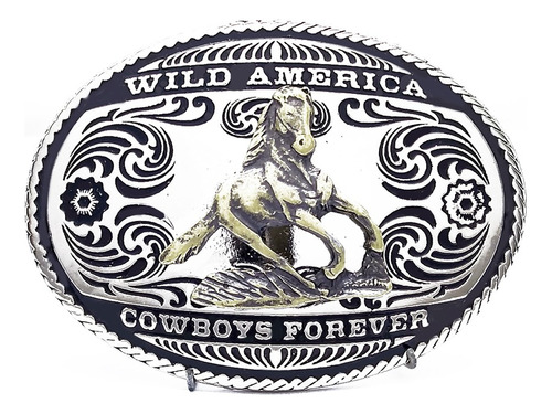 Fivela Country Cowboy Cavalo Wild Horse Luxo - Promoção!