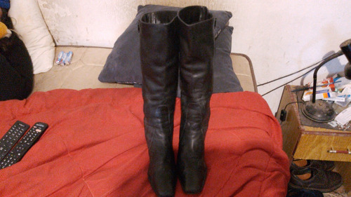 Botas Negras Marca Trip N° 40-41 Impecables Para Dama