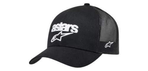 Gorra Alpinestars Pedigree Hat Negro /bco Orig Centro Motos