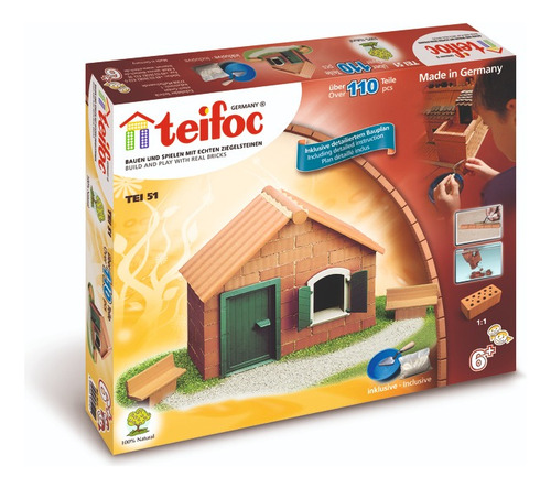 Casa Iniciante - 110 Pçs - Tijolinhos Teifoc