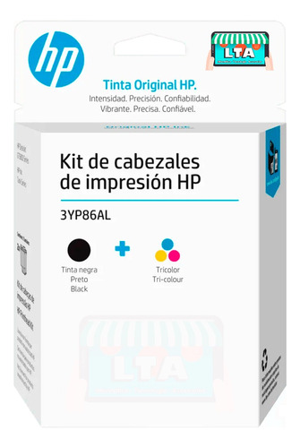 Kit Original Cabezales Para Hp Deskjet Gt-5820 Negro Y Color