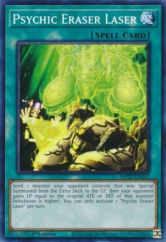 Psychic Eraser Laser (mp22-en052) Yu-gi-oh!