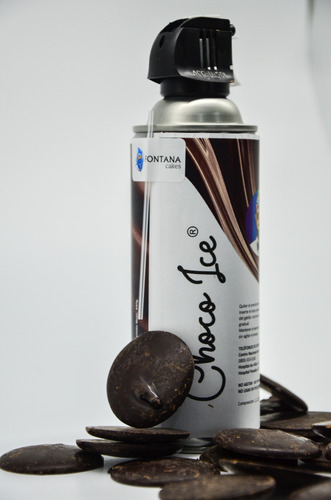 Choco Ice Gas Frio Spray Para Pegar Chocolate Por 440 Gr.