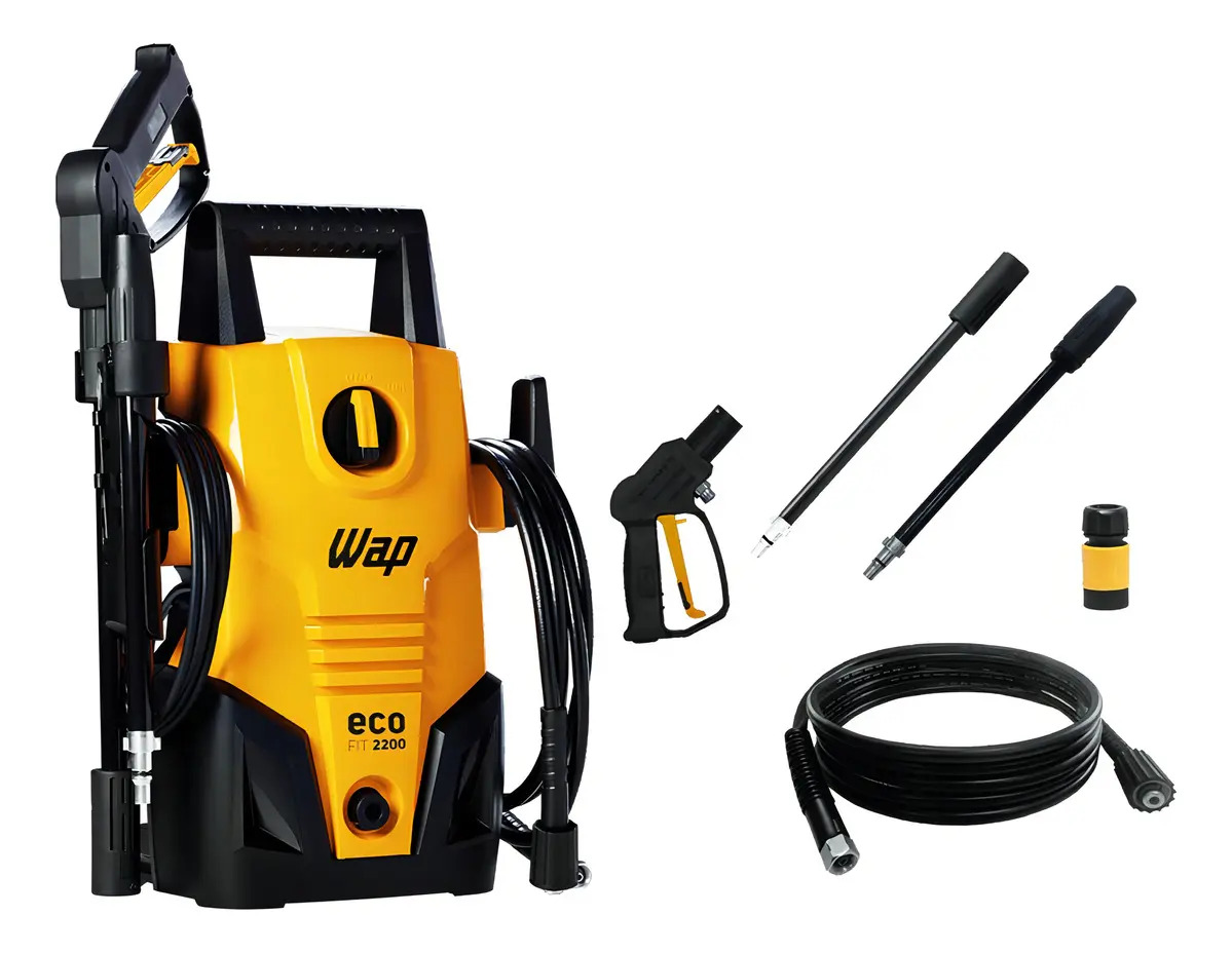 Lavadora De Alta Pressão Wap Ecofit 2200 De 1400w Com 1500ps