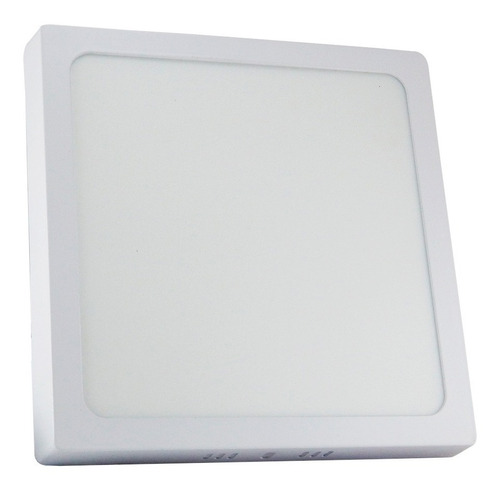 Lampara Panel Led 24w Superficial Techo Cuadrada Spot Tienda