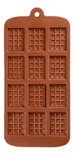 Molde En Silicona Para Chocolate / Tableta De Chocolatina 