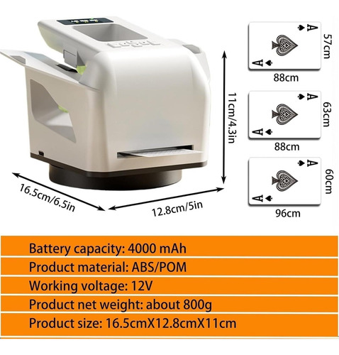 Máquina Automática De Barajado Y Distribuidor De Cartas,