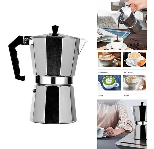 Cafetera Express Moka 3 Tazas Aluminio Para Estufa | Cuotas sin interés