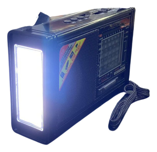 Radio Parlante Vintage Retro Linterna Recargable Bt+tf+usb