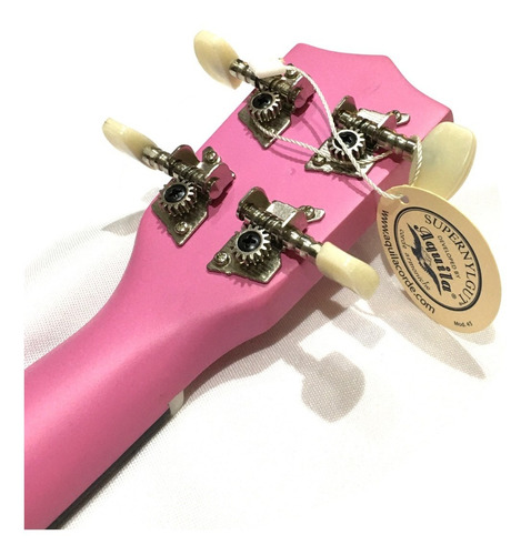 Besser Usc01 Ukelele Soprano Mandala Rosa Caoba Diseño