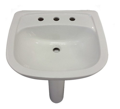 Pie + Lavatorio Chico 45 Cm Columna Vogue Bacha Losa Deca