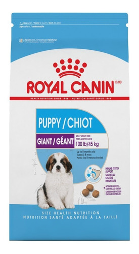 Imagen 1 de 1 de Alimento Royal Canin Size Health Nutrition Giant Puppy para perro cachorro de raza  gigante sabor mix en bolsa de 13.6kg