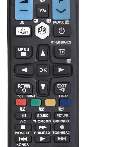 Imagen 3 de 4 de Control Remoto Universal 4 En 1 Para Smart Tv Samsung Y Mas