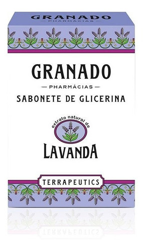Imagem 2 de 4 de Sabonete Em Barra Lavanda Granado De Glicerina 90g Vegetal