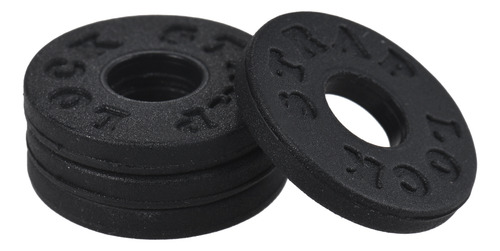 4 Piezas De Correa De Guitarra Para Bajo, Bloques De Goma, M