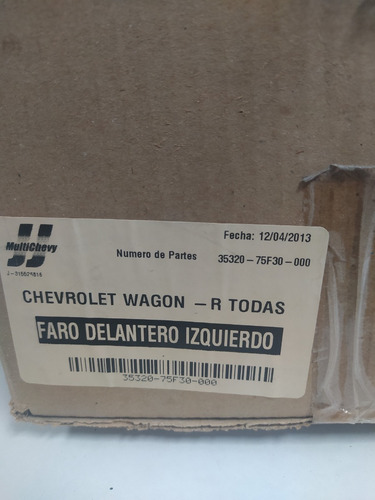 Faro Wagon R 2002-2006 Delantero Izquierdo