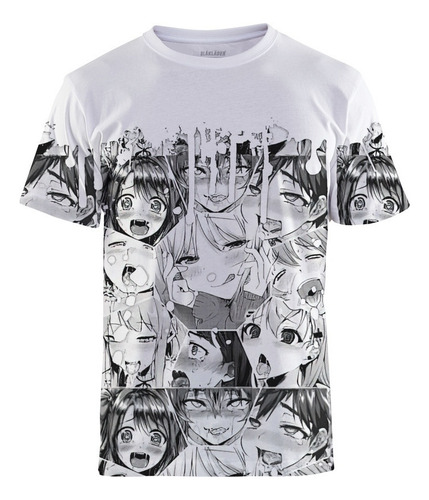Np Camiseta Estampada De Anime Hentai De Ahegao