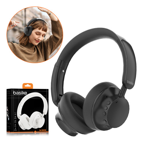 Fone de Ouvido Sem Fio Bluetooth Com Redução De Ruído Do Anc Cancelamento De Ruído Ativo Headphone, Som Surround 3d, Certificação Hi-pure Audio, 35 Horas Reprodução Headset Com Microfone, (preto)