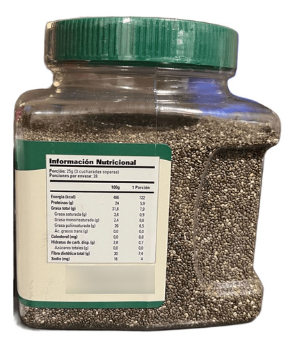 Oferta Ojo Semillas De Chia - 700 Gr, Sunvit Sabor Sin Sabor