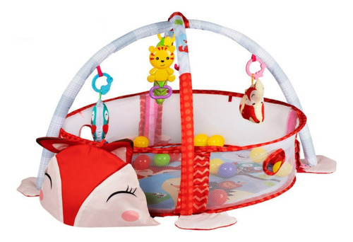 Gimnasio Bebe Zorrito Piscina Didactica 3 En 1 +pelotas