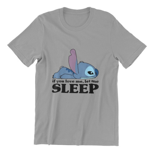 Polera Unisex Lilo Y Stitch Tocar Telefono Estampado Algodon