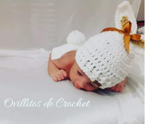 Conjuntos Newborn Para Bebe Tejido A Crochet