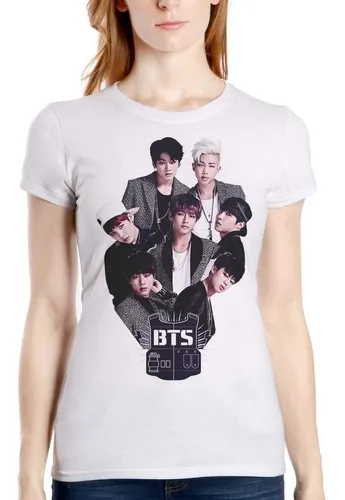 Kpop Bts Playera Mujer Hombre Ropa K pop Batanga Boys