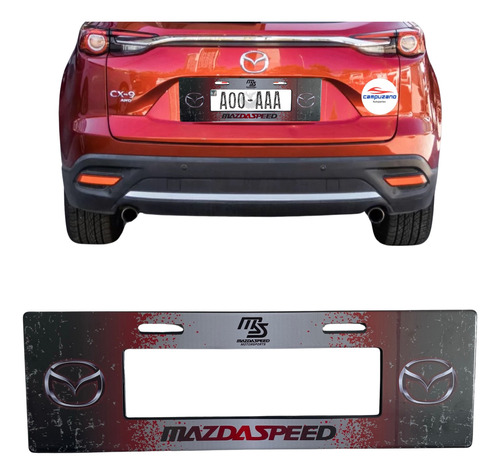 Portaplaca Europeo Mazda 2 3 Cx3 Cx30 Cx5 