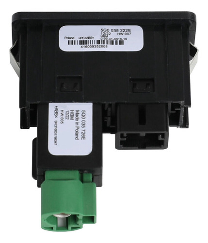 Para Adaptador De Conector De Interface Usb+aux Vw Golf 7 Mk