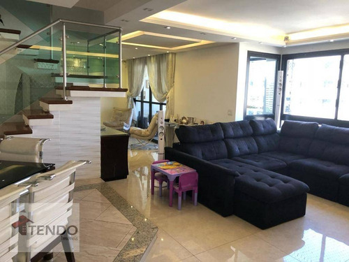 Imagem 1 de 30 de Imob01 - Cobertura Duplex - 300 M2 - 3 Suítes - Centro - São Bernardo Do Campo. - Co0021
