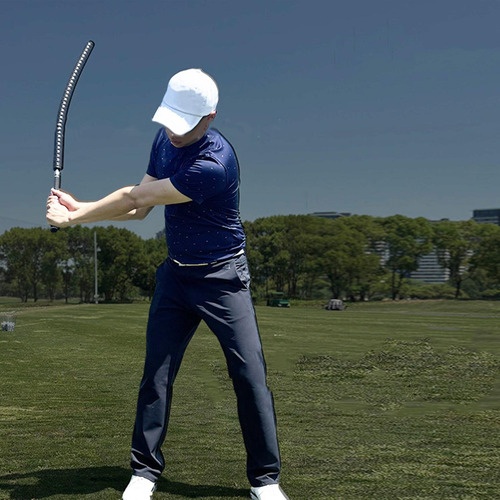 Ayuda De Entrenamiento De Swing De Golf Mango Cómodo