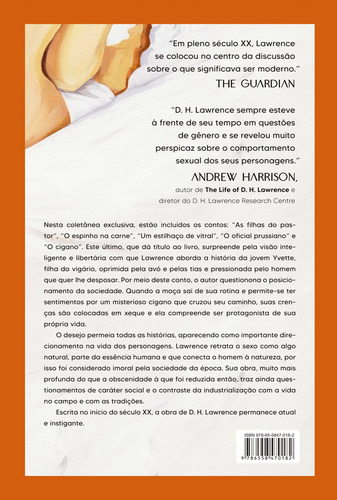O cigano e outras histórias, de Lawrence, D. H.. Editorial Editora José Olympio Ltda., capa mole em português, 2021
