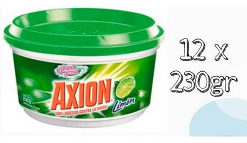 Axion Lavaplatos (12unds X230gr).   Ref. 21 Delivery 