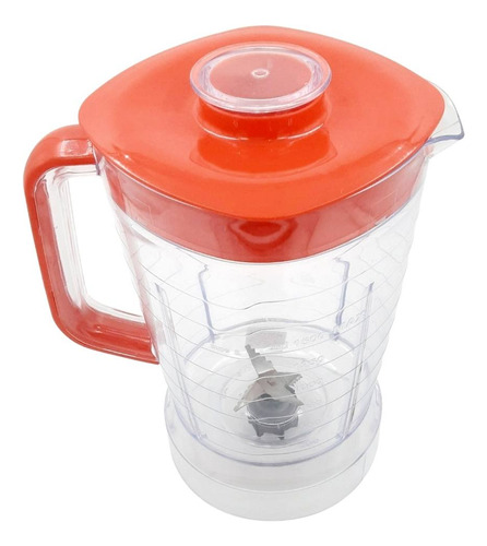 Jarra Copo De Liquidificador Britania Diamante 1200 Vermelho