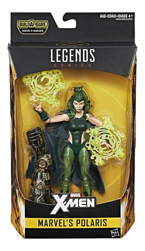 Boneco Marvel Legends construye una figura Polaris Hasbro B8343