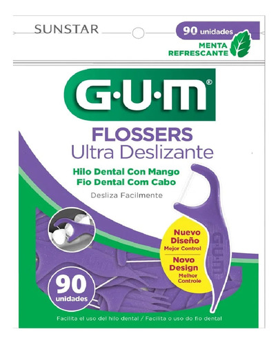 Seda Dental Flossers Ultra Deslizante Gum Menta X 90und