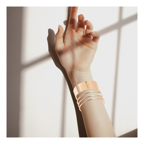 Brazalete De Pulsera Abierto De 4 Piezas, Brazalete De Braza