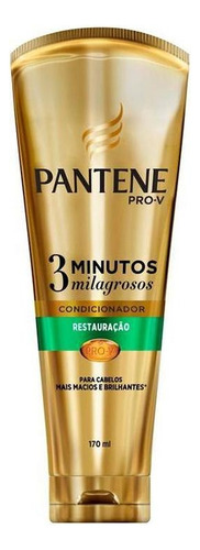  Condicionador Pantene 3 Minutos Milagrosos Restauração 170ml