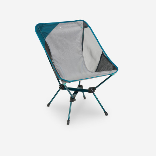 Silla Baja Plegable Camping Mh500 Gris Confort Quechua